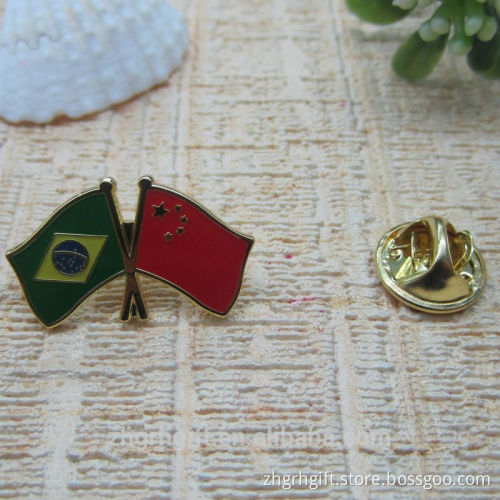 Hot Sales Countries Custom Made Nation Flag Lapel Pin Metal Badge pin making